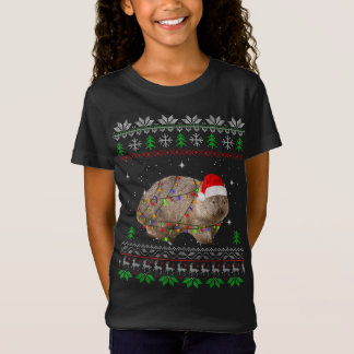 Funny Wombat WeihnachtsLICHT Pajama Geschenk XM T-Shirt