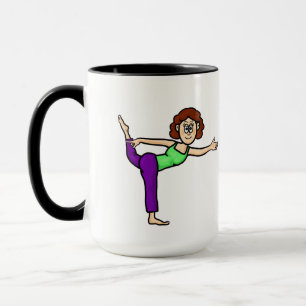 Funny Women Yoga Tasse