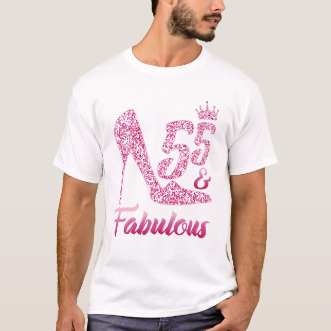 Funny Womens 55 T-Shirt (Vorderseite)