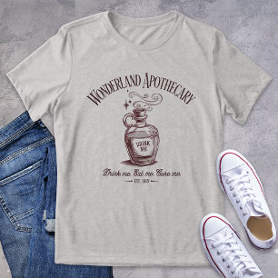 Funny Wonderland Apothecary Logo Booklet Tri-Blend Shirt