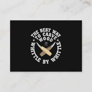 Funny Wood Carving Whittling Holz Werkzeuge Begleitkarte