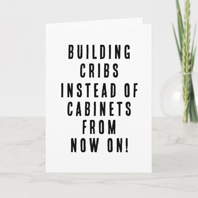 Funny Woodworker Pregnancy Ankündigung Redewendung (Vorderseite)