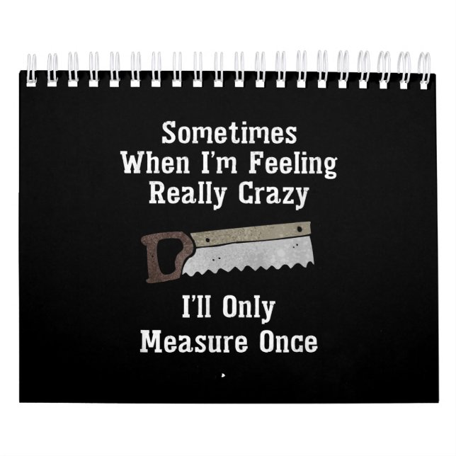 Funny Woodworker Zimmergeschenk Kalender (Titelbild)