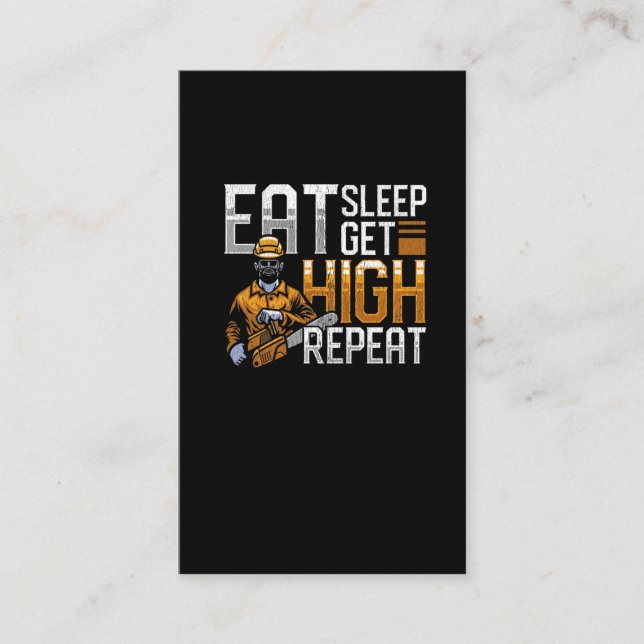 Funny Woodworker Zitat Wald Arborist Spaß Visitenkarte (Vorderseite)