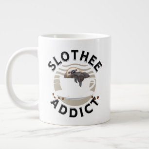 Funny Wordplay Sleepy Sloth Jumbo-Tasse