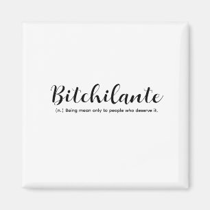 Funny Words Definition Typografy Zitat Magnet