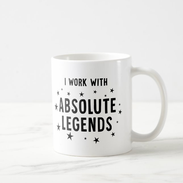 Funny Work Colleague, arbeite ich mit absoluten Le Kaffeetasse (Rechts)