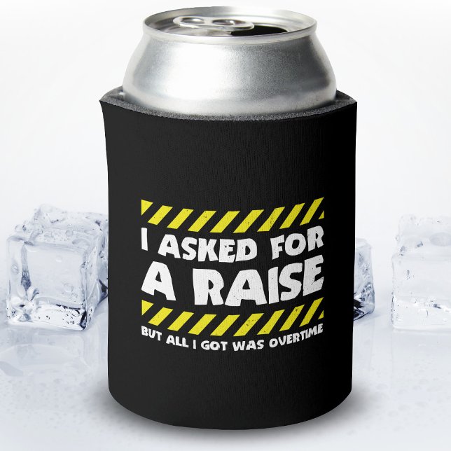 Funny Work Meme - Working Overtime Factory Worker Dosenkühler (Von Creator hochgeladen)