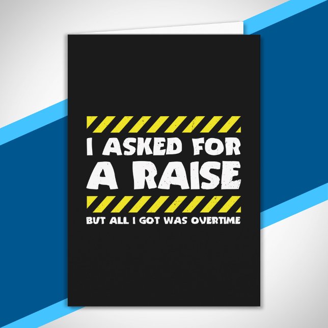 Funny Work Meme - Working Overtime Factory Worker Karte (Von Creator hochgeladen)