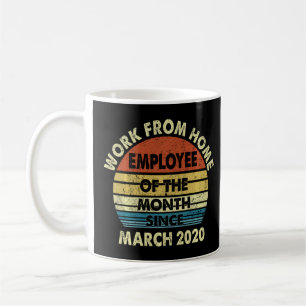 Funny work von Zuhause Employee of the month Kaffeetasse