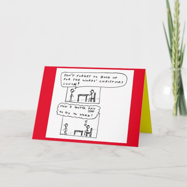 Funny Work Weihnachten Party Cartoon Jojo (Vorderseite)