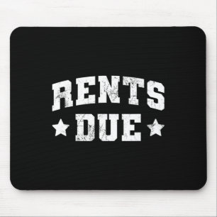 Funny Workout Rent due Gym Weight Lifting Bodybui Mousepad