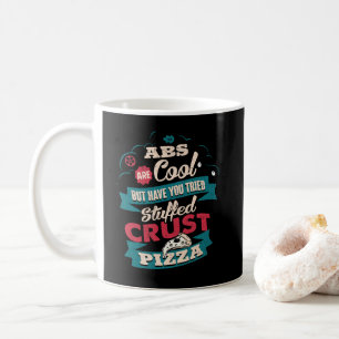 Funny Workout Spaß, Abs vs Pizza, Bulking Novelty Kaffeetasse