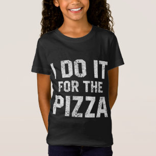 Funny Workout Zitat, das ich mache für die Pizza M T-Shirt