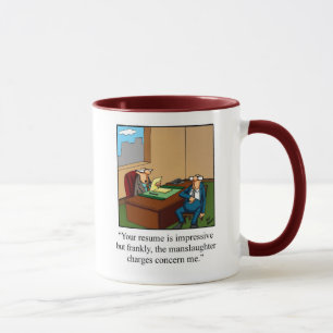 Funny Workplace Impressum Tasse