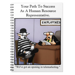 Funny Workplace Spaß Notebook Notizblock