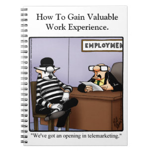 Funny Workplace Spaß Notebook Notizblock