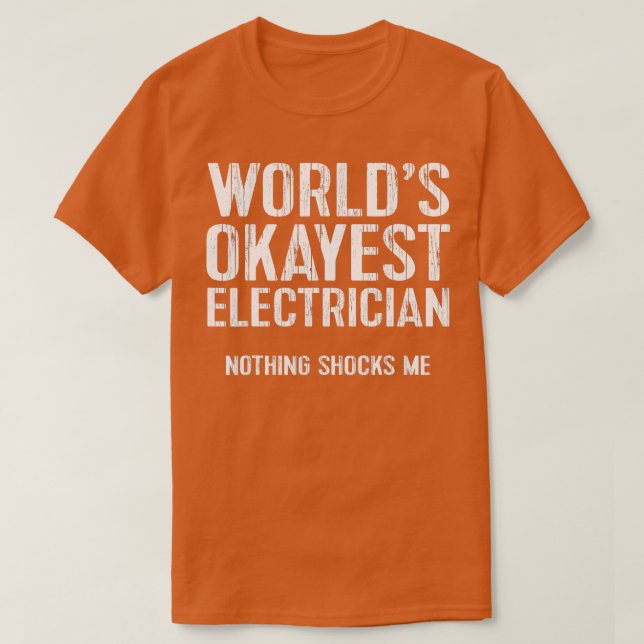 Funny Worlds, die am meisten Elektro-Gift Wire Ohm T-Shirt (Design vorne)