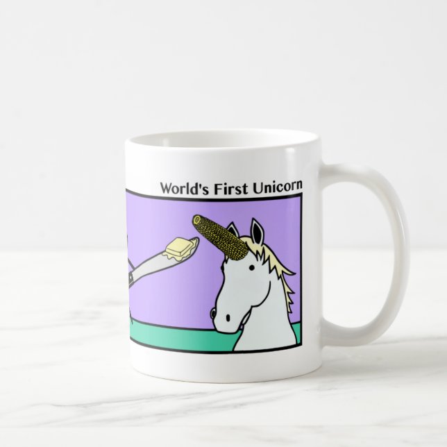 Funny World's First Unicorn Stickman Tasse - 095 (Rechts)