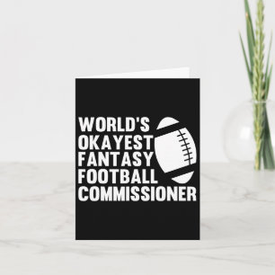 Funny World's schrillster Fantasy Football Commiss Karte