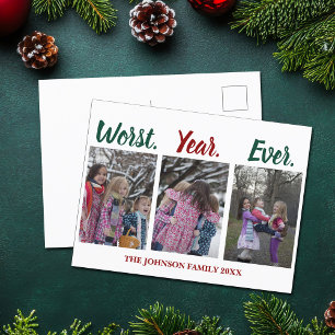 Funny Worldwide Weihnachtsfeiertag Spaß Postkarte