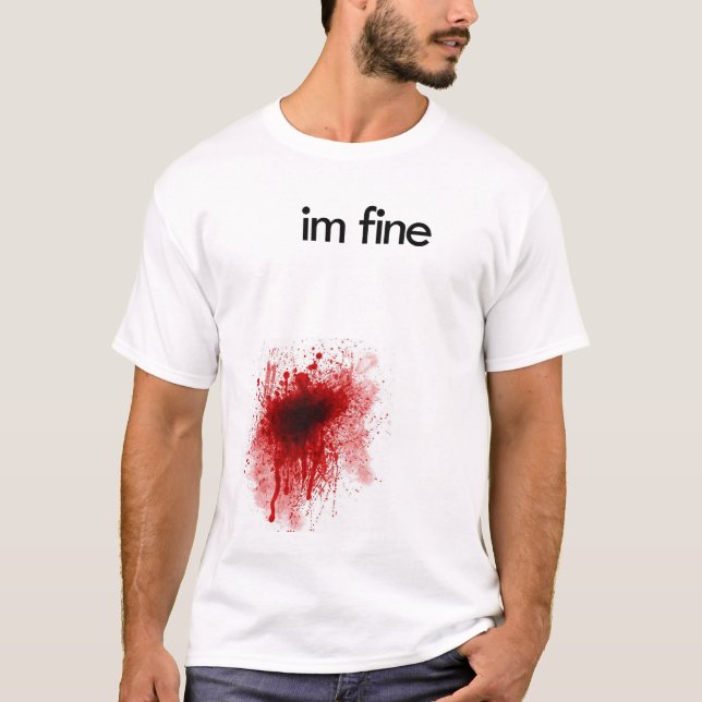 Funny Wounded T - Shirt (Vorderseite)