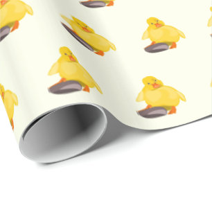 Funny Wrapping Paper mit gelben Enten Geschenkpapier