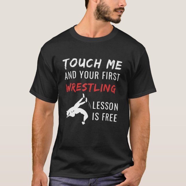 Funny Wrestling Coach Sport Wrestling Lover Gesche T-Shirt (Vorderseite)