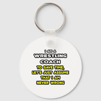 Funny Wrestling Coach T - Shirt und Geschenke Schlüsselanhänger