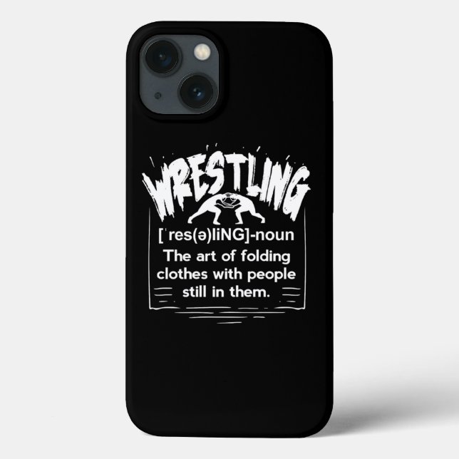 Funny Wrestling Definition Wrestler Case-Mate iPhone Hülle (Rückseite)