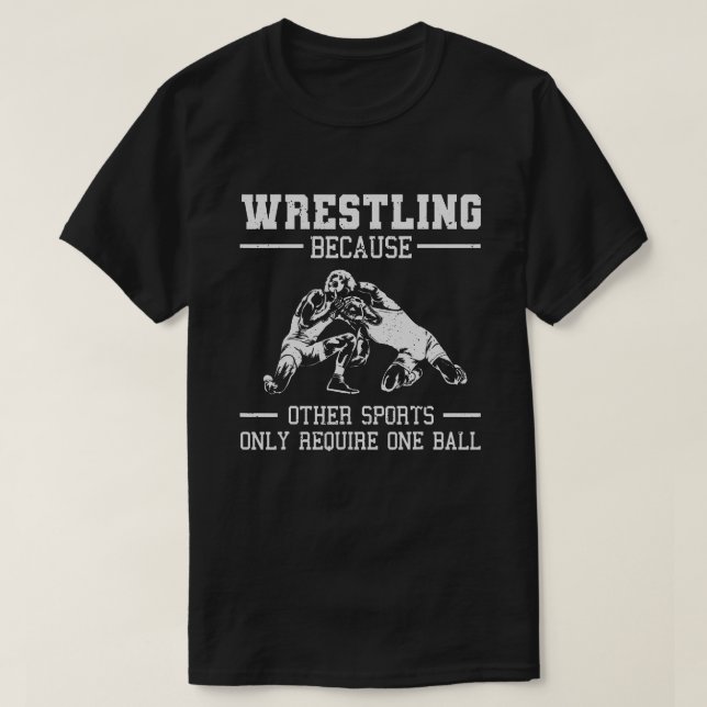Funny Wrestling Design Wrestle Athleten T-Shirt (Design vorne)