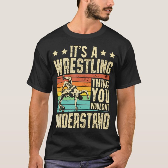 Funny Wrestling Shirts für Männer Jungen Kinder Vi (Vorderseite)