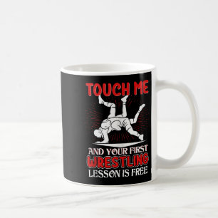 Funny Wrestling Wrestling Coach Sportgeschenke Tan Kaffeetasse
