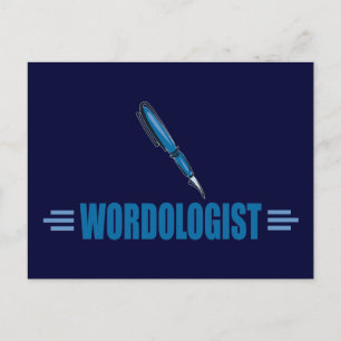 Funny Writer's Postkarte