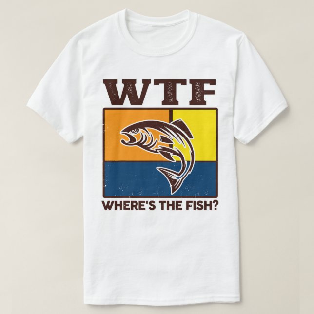Funny Wtf Wheres T-Shirt (Design vorne)