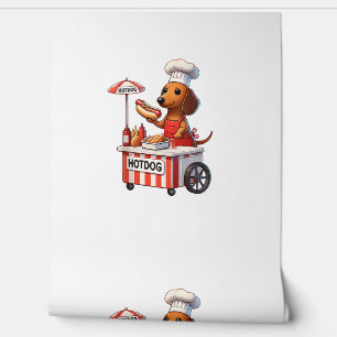 Funny Würstchen Dackel Dog Sausage Hotdog Sandwich Tapete