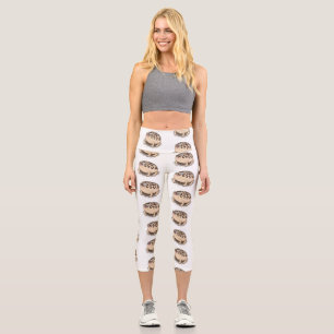 Funny Wüste Regenfrosch Cartoon Illustration Capri Leggings
