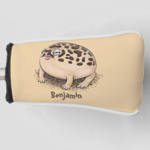 Funny Wüste Regenfrosch Cartoon Illustration Golf Headcover