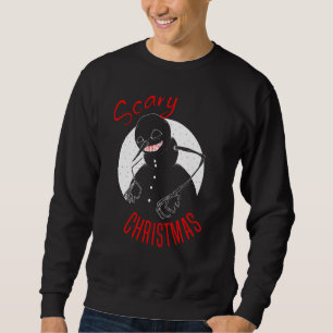 Funny Xmas 2021 Beängstigende Weihnachtsbäume Schn Sweatshirt