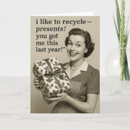 Funny Xmas card Feiertagskarte