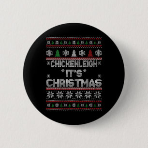 Funny Xmas Chickenleigh Weihnachten 1 Button