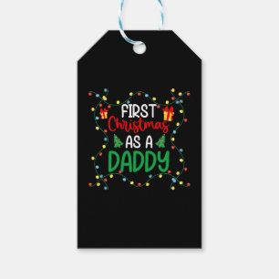 Funny Xmas Day First Christmas As a Daddy Ohrts Geschenkanhänger