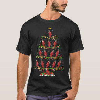 Funny Xmas Lighting Santa Red Salmon Fisch Christm T-Shirt