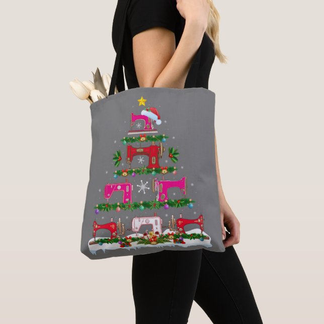 Funny Xmas Lighting Sewing Machine Christmas Tree (Von Nahem)
