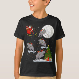 Funny Xmas Lighting Tree Sass Café Al Porto T-Shirt