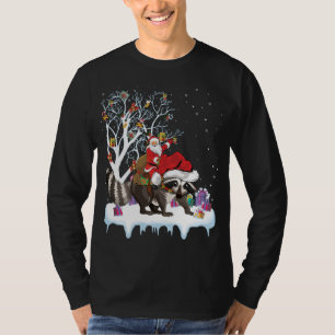 Funny Xmas Lighting Tree Sass Café - Wine Bar T-Shirt