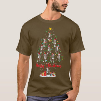 Funny Xmas Matching Santa Italian Greyhound Christ T-Shirt