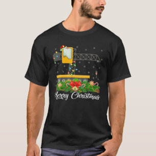 Funny Xmas Matching Weihnachtsmannmütze Constructi T-Shirt