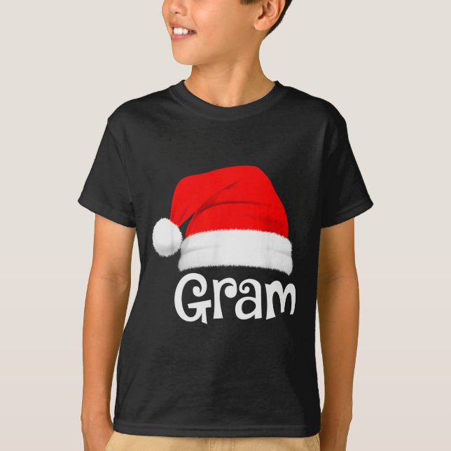 Funny Xmas Pajama Group Matching Gram Christmas Ha T-Shirt (Vorderseite)