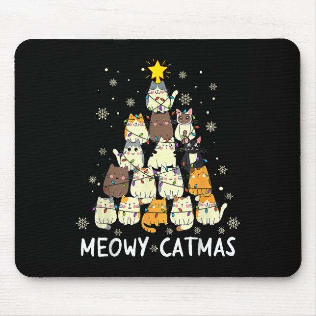Funny Xmas Spread Kindness Like Snowflakes Merry C Mousepad (Vorne)